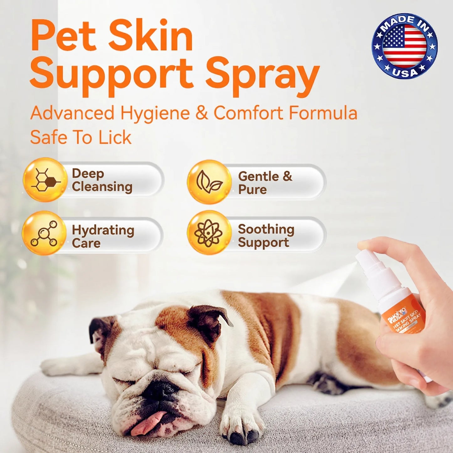 Puainta® Quantum Silver Skin Spray for Dogs/ Cats