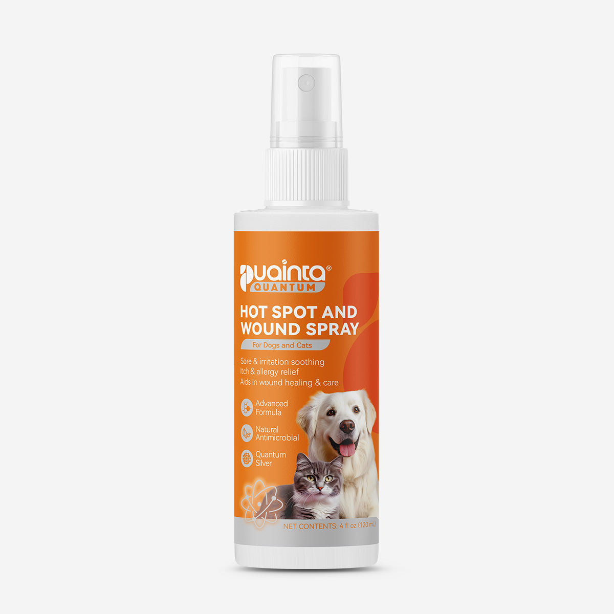 Puainta® Quantum Silver Hautspray für Hunde/Katzen 