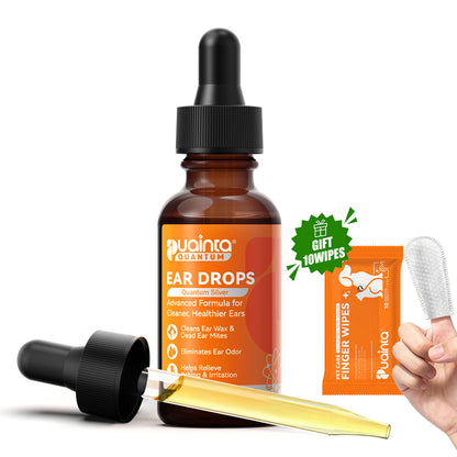 Puainta® Quantum Silver Ear Drops - Soothes itching, Cleans Earwax