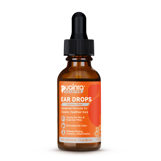 Puainta Quantum Silver Ear Drops for Dogs & Cats – Gentle Ear Care Solution