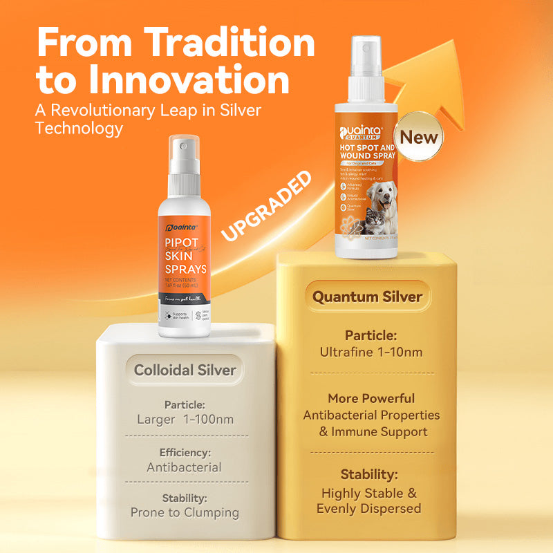 Puainta® Quantum Silver Hautspray für Hunde/Katzen 