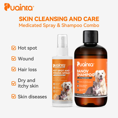 Quantum Silver Spray Anti-itch Soothing Shiny Hair Set