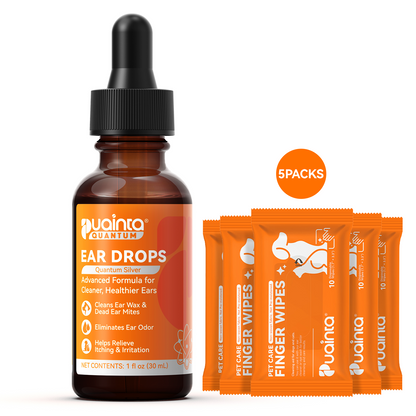 Puainta® Quantum Silver Ear Drops - Soothes itching, Cleans Earwax