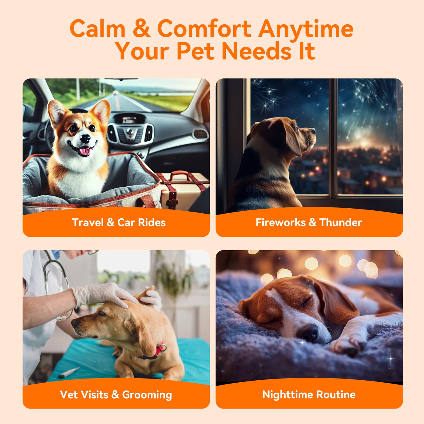 Puainta Calming Chews for Dogs – Natural Stress & Anxiety Support