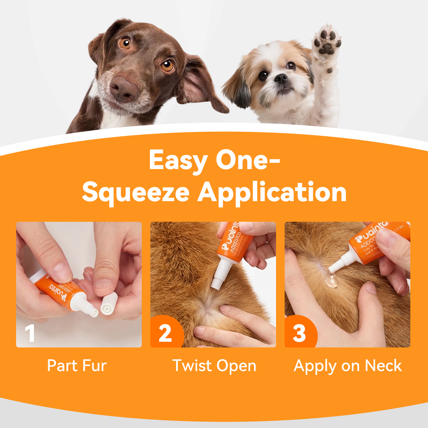 Puainta ADDCOOL Plus Dog Flea & Tick Treatment – Fast-Acting Protection