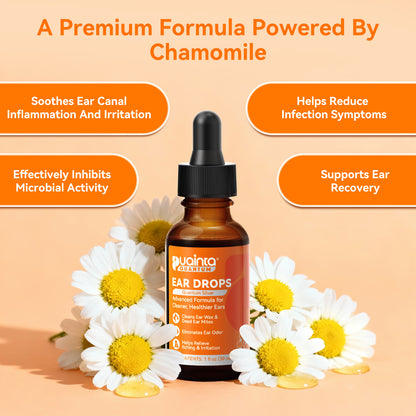 Puainta® Quantum Silver Ear Drops - Soothes itching, Cleans Earwax