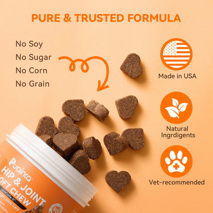 Puainta® Hip Joint Soft Chew for Dogs Supports Mobility