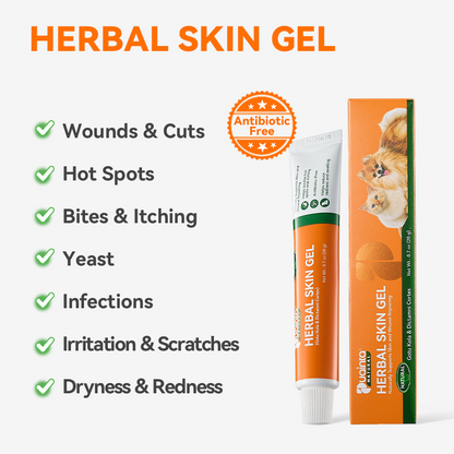 Puainta Natural Herbal Skin Gel – Soothing Itch Relief for Dogs & Cats