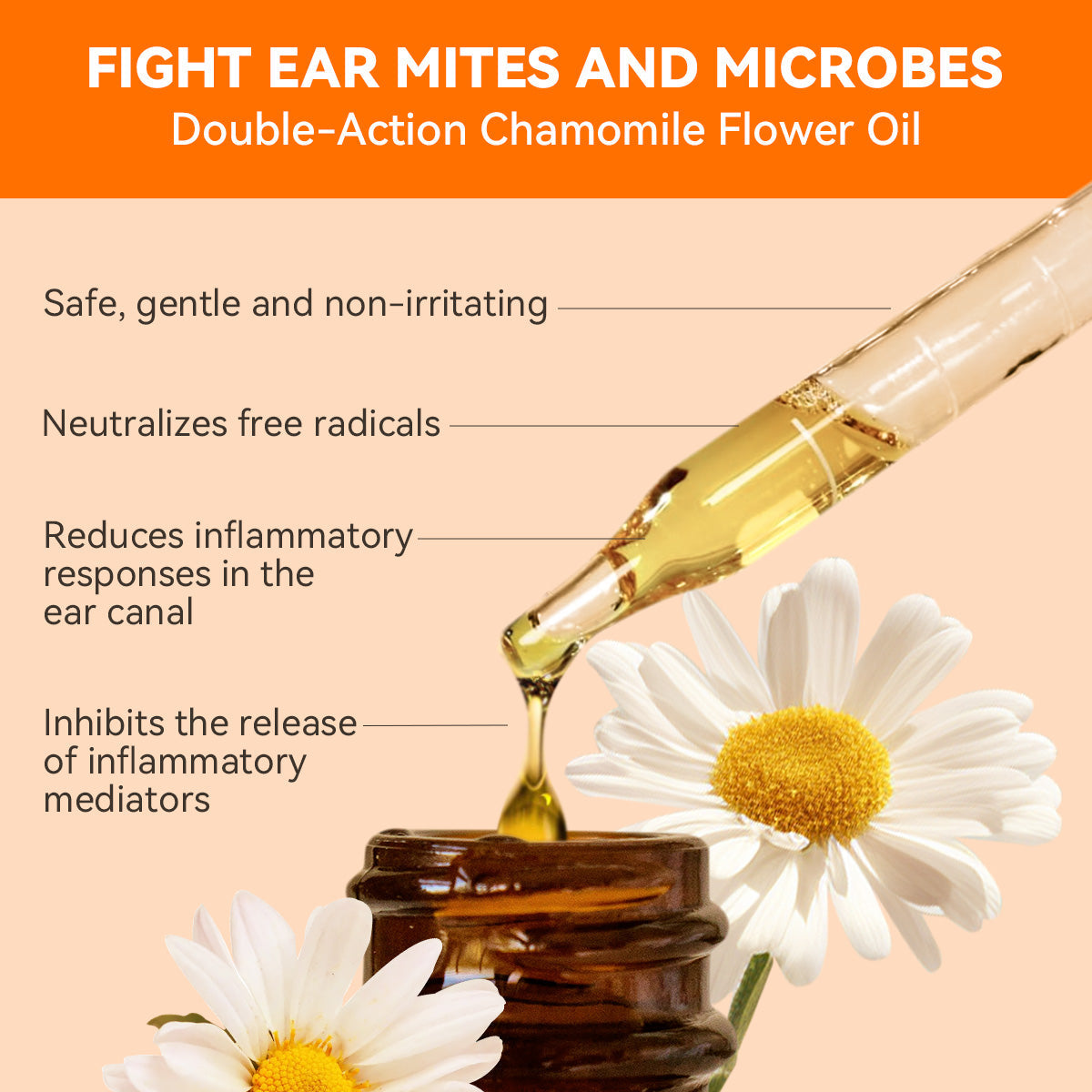 Puainta Quantum Silver Ear Drops for Dogs & Cats – Gentle Ear Care Solution