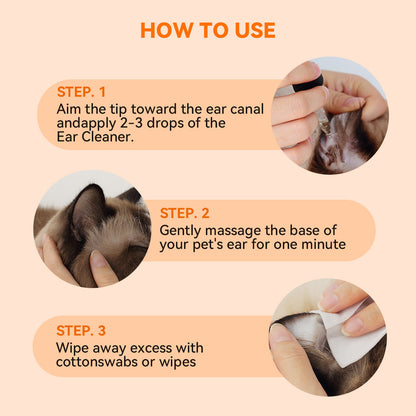 测试Puainta® Quantum Silver Ear Drops for Dogs & Cats – Gentle Ear Care for Smelly & Sensitive Ears