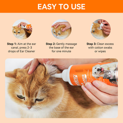 Puainta® Quantum Ear Cleaner for Dog/Cat's Comfort Itch