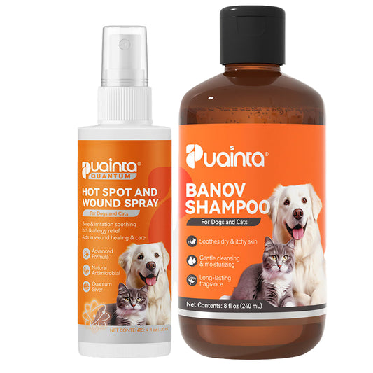 Quantum Silver Spray Anti-itch Soothing Shiny Hair Set